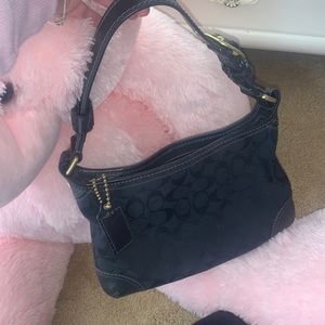 Small black coach bag- super cute!!